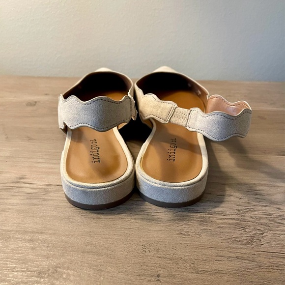 Indigo Rd | Neutral Pointed Ballet Flat Slingback - Picture 7 of 8